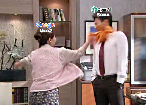 구글의 Veo2와 오픈<b>AI</b> Sora의 <b>영상</b> 생성 <b>AI</b> <b>각축전</b>