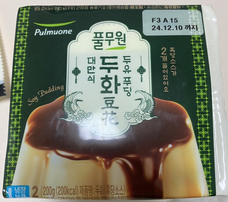  풀무원 대만식 두화 두유푸딩 칼로리