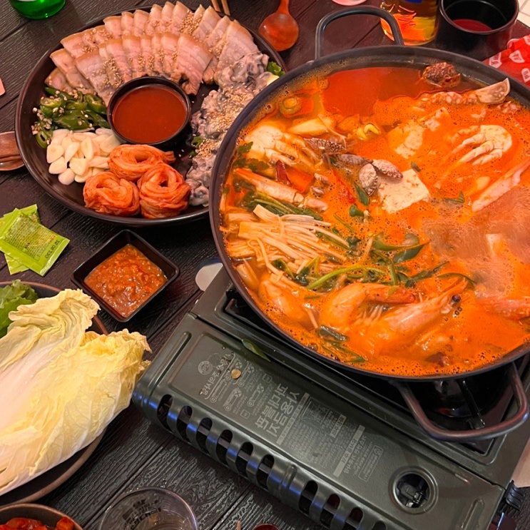  부평 술집 '전통주바 선상' 굴보쌈이 맛있는 부평 애견동반 루프탑