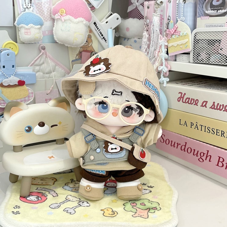  20cm 귀여운 고슴도치 세트 인형옷