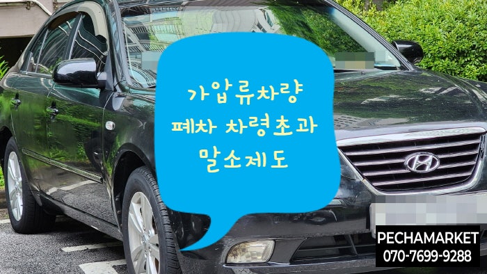  가압류차량 폐차 차령초과말소제도