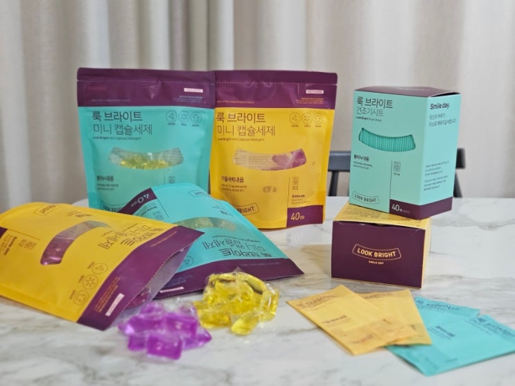  캡슐세탁세제 추천 로드에프는 향이 오래가