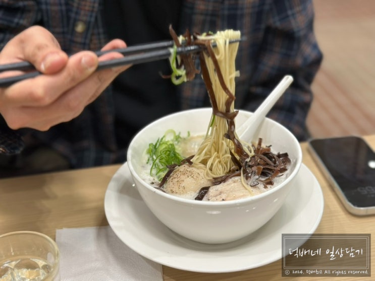  잠실 롯데월드몰 5층 미슐랭 밥구르밍 라멘 맛집 오레노라멘