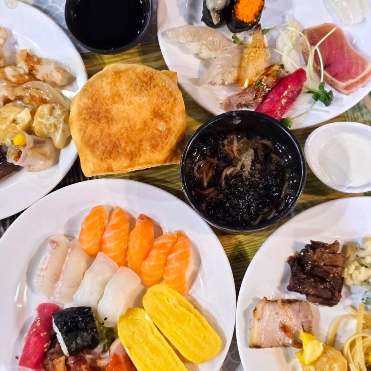  부평 맛집 | 헤세드 스시뷔페 - 인천 부평 초밥 뷔페 송년회 식당 추천