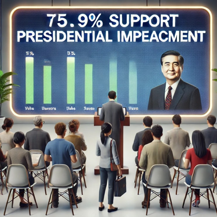 “윤석열 <b>대통령</b> <b>탄핵</b> 여론... 8%… 긴급 <b>체포</b> 필요성 77.6%로... 