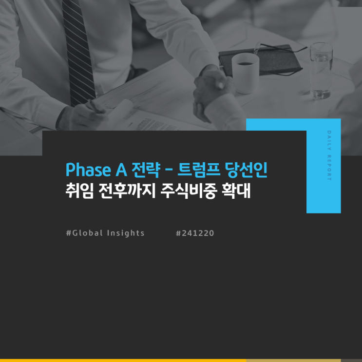 Global Insights: Phase A 전략 - <b>트럼프 당선인</b> 취임... 