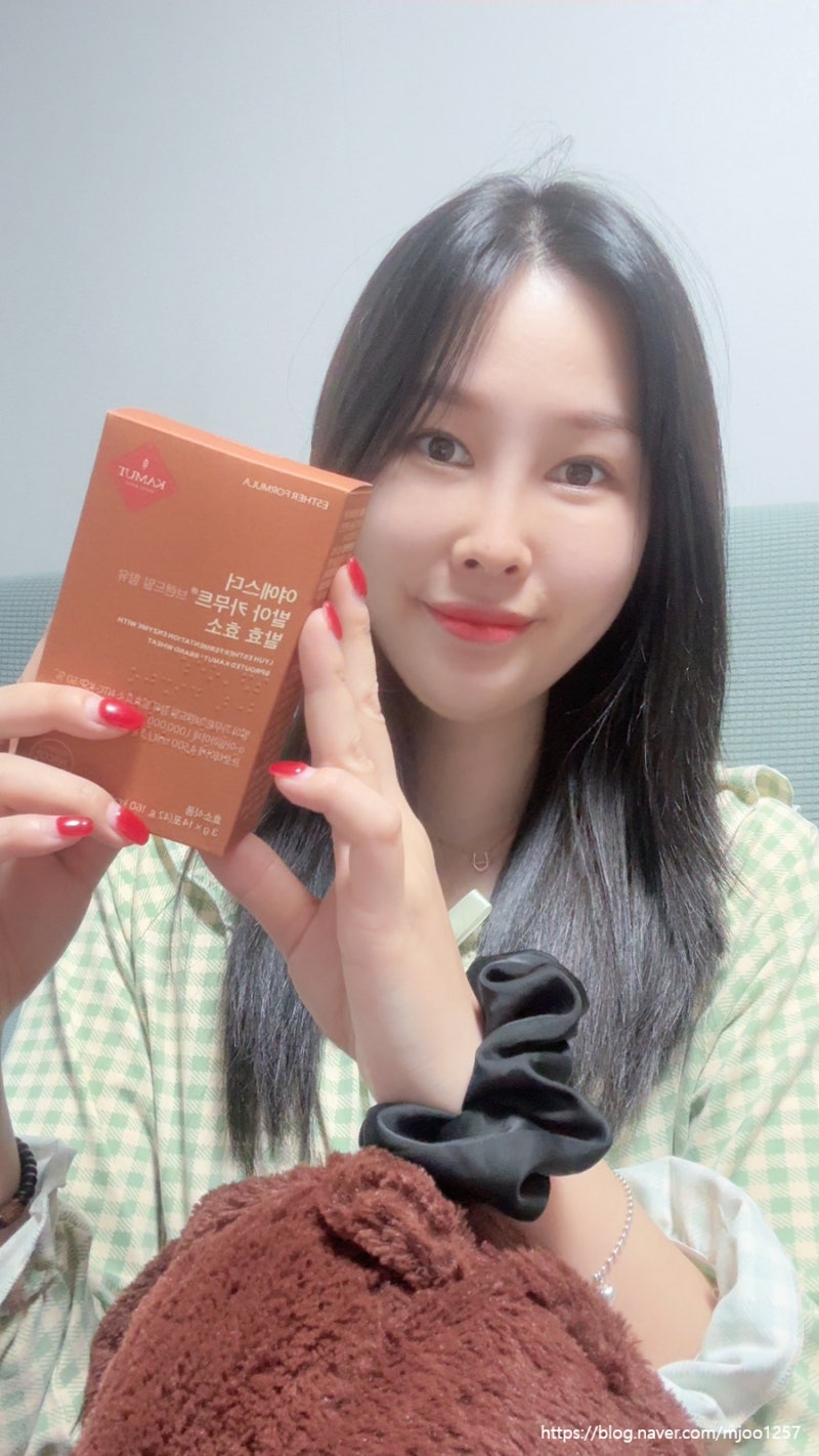 여에스더발아카무트효소 국내 최초 발아 공법 적용한 카무트효소 고소한 인절미 맛