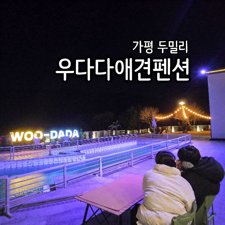  겨울 가평여행, 가평애견펜션 우다다애견풀빌라펜션 내돈내산후기