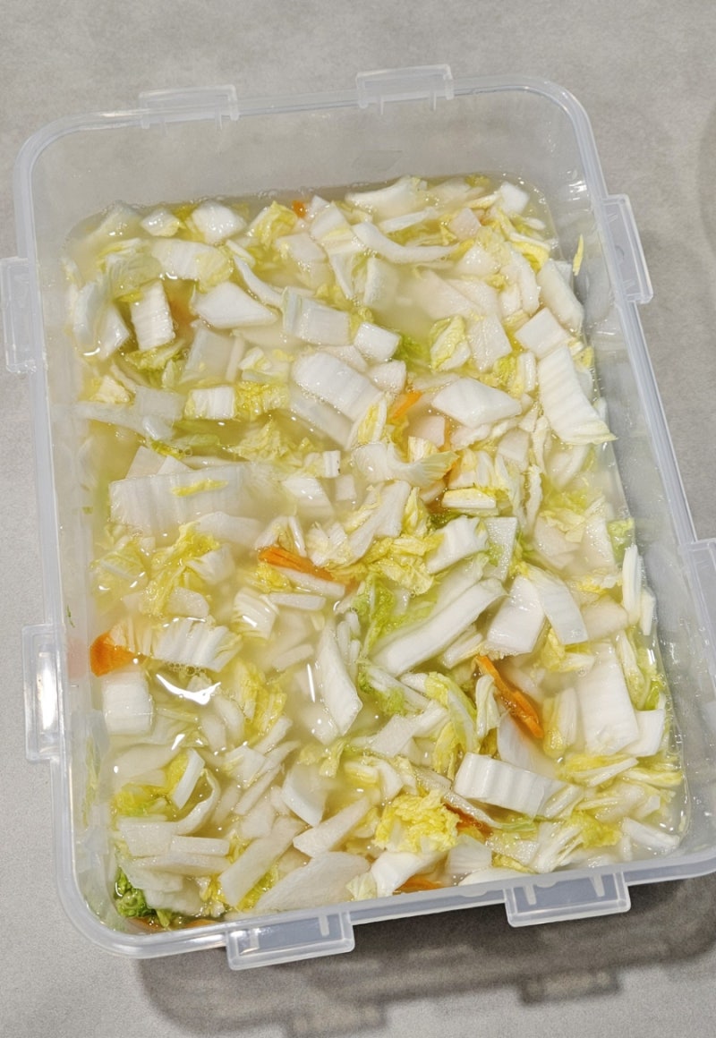 [아기물김치]아기물김치 만들기 백김치 레시피