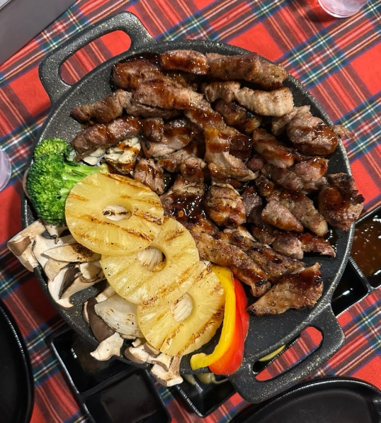  창원 데이트코스 분위기 좋은 삼겹살 목살 맛집 샤슬릭 진해점