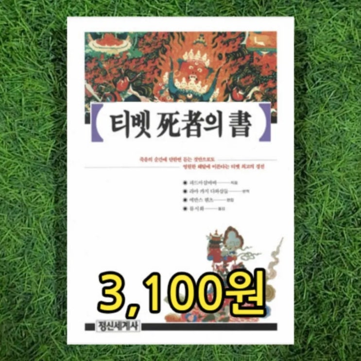  티벳 사자의 서 파드마삼바바 책 정신세계사 류시화 3,100원 줄거리 요약 죽음의 순간, 영원한 해탈, 환생 영혼 바르도 죽음 관련 사후세계 사후심판 중고책 팔기 가능한 곳