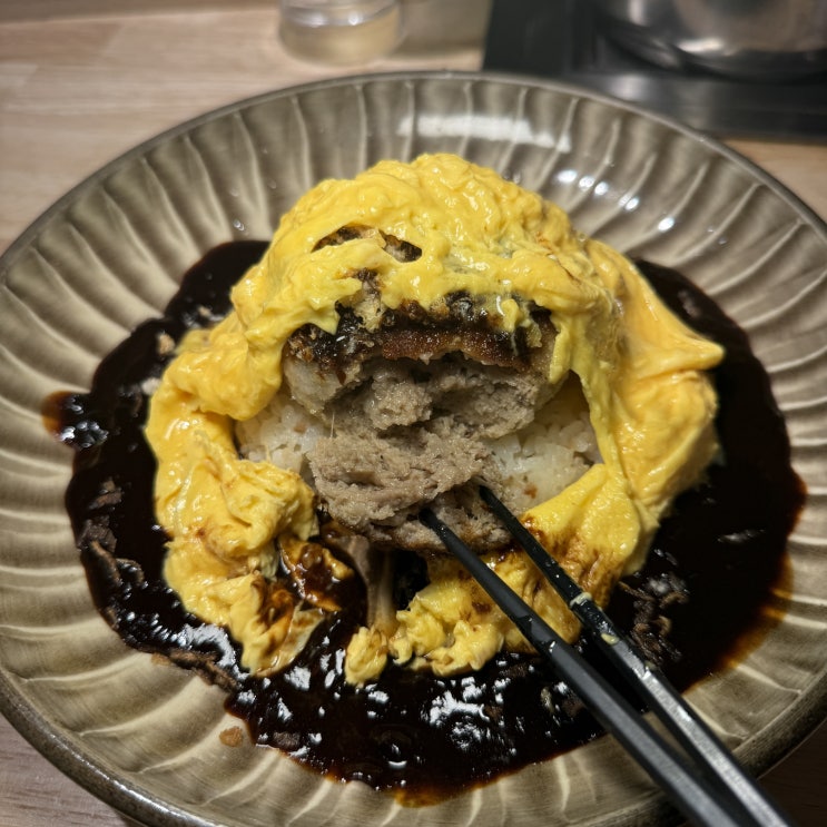  후쿠오카 캐널시티 맛집 이쿠라 하카타점 오므라이스 함바그