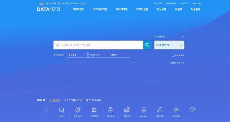  [공공데이터 활용] 공공데이터 openAPI 사용법