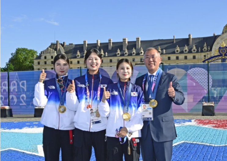 <b>정의선</b> 현대차그룹 <b>회장</b>, 대한<b>양궁</b>협<b>회장</b> 6연임…"LA올림픽도... 