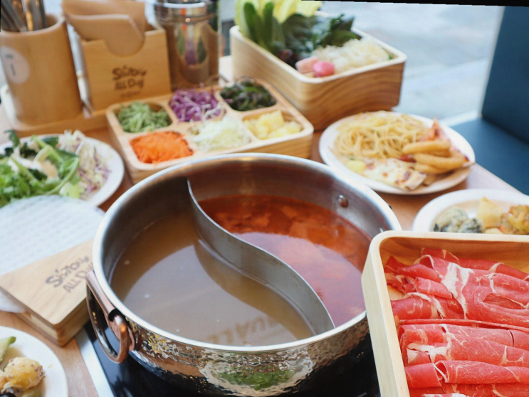  김포 샤브올데이, 가족 외식에 적합한 넓은 공간과 프리미엄 샤브샤브