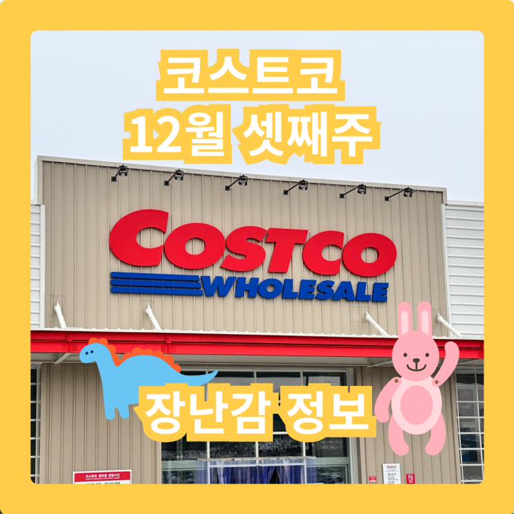  커남의 코스트코 청라점 12월 셋째주 장난감 추천