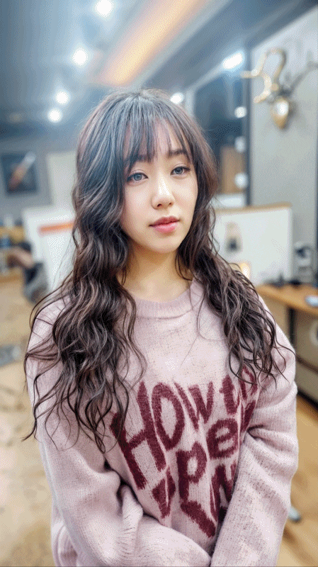  "긴머리 굵은 히피펌의 진수, 대구 야간 미용실 킹스톤헤어 첫 경험"