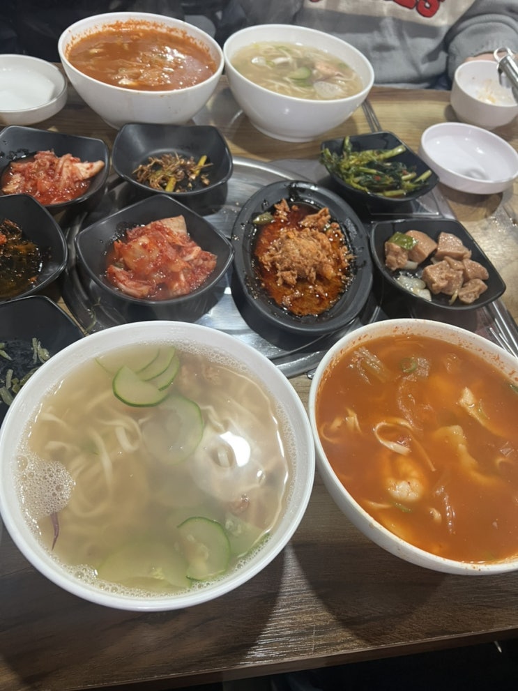  학동역 청양해물칼국수ㅣ보리밥이 기본으로 나오는 혜자 칼국수맛집
