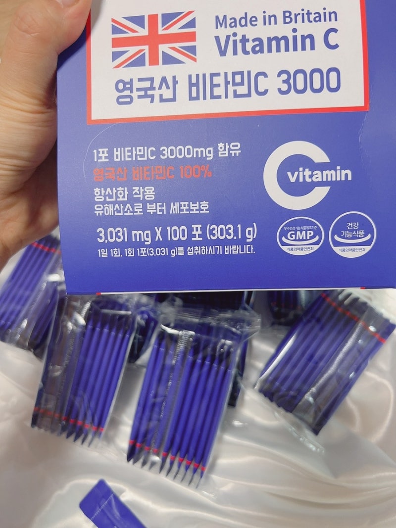 비타민C추천 ㅣ아임힐링 영국산 비타민C3000ㅣ하루 한포 영양제 추천