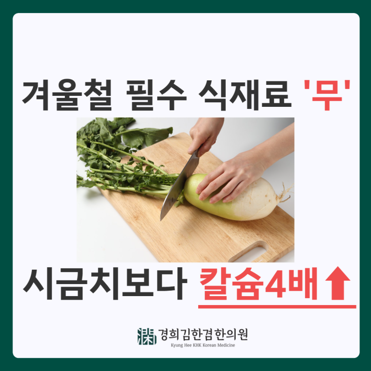  무기질이 많은 채소 무, 면역력을 높여주는 음식이니 겨울철에 꼭 드세요.
