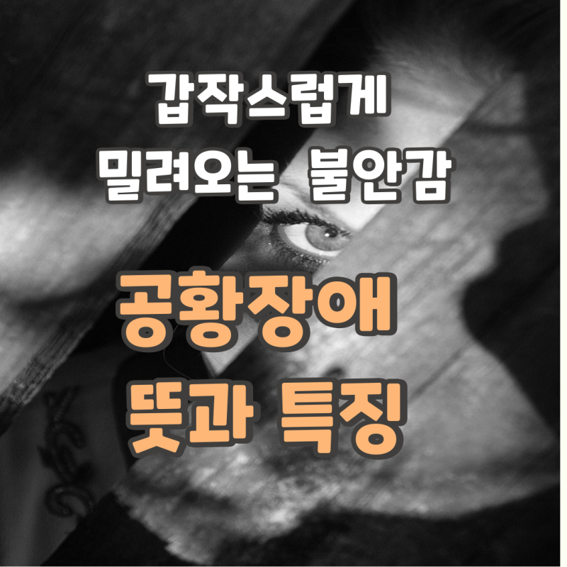 공황장애 영어로? 뜻과 특징