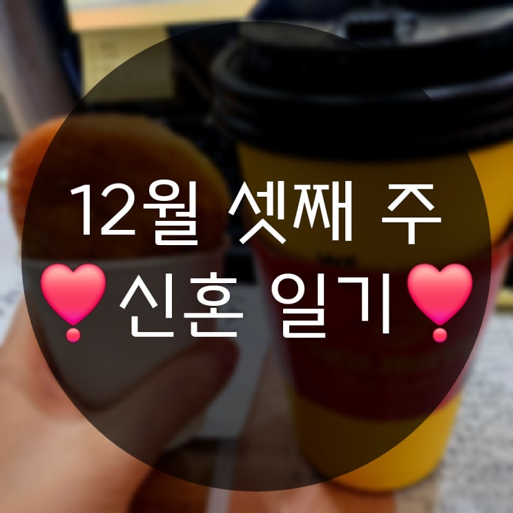  12월 셋째 주의 일상기록(졸음과의사투 춘천윤곽관리)