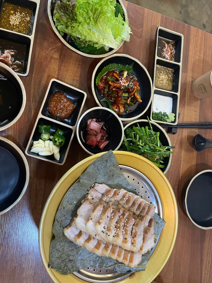  미금역 해밀원 후기(수육, 막국수)