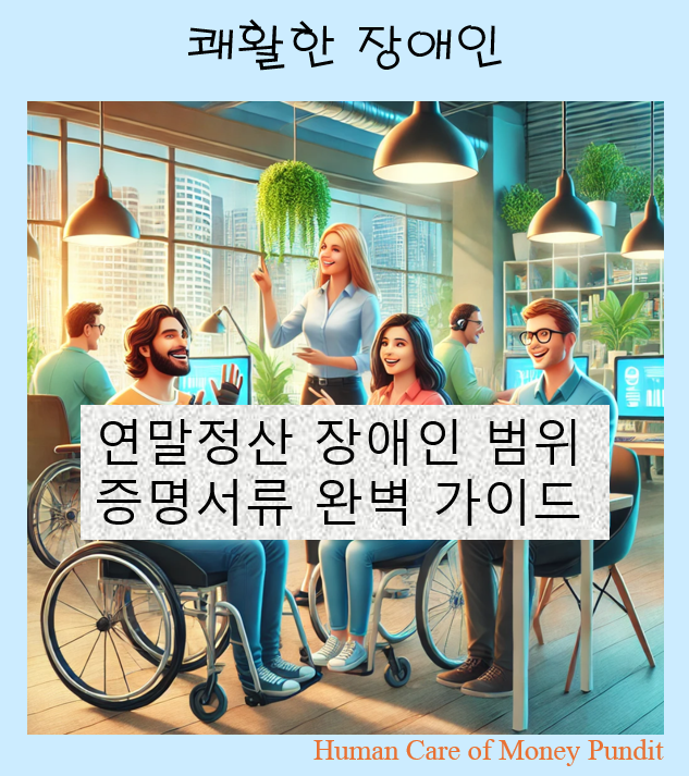  연말정산 장애인 범위 증명 서류 완벽 가이드: 세금 혜택을 놓치지 마세요!