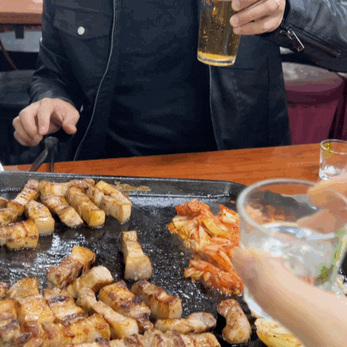  숙성 삼겹살이 맛있는 용산역 고기집 '가람떡갈비'