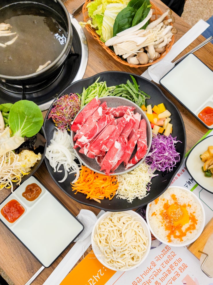  광주 수완지구 샤브샤브 정담 수완점 광주 놀이방식당 맛집