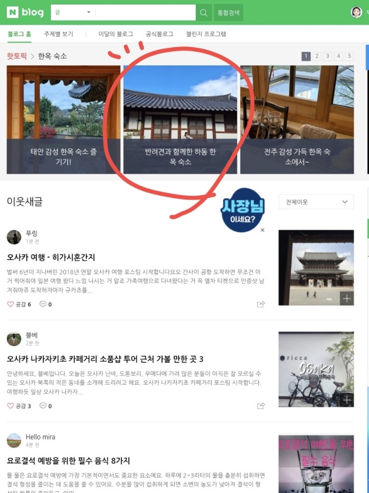  네이버 블로그 핫토픽에 내가 쓴 포스팅이 오른 후, 3가지 변화