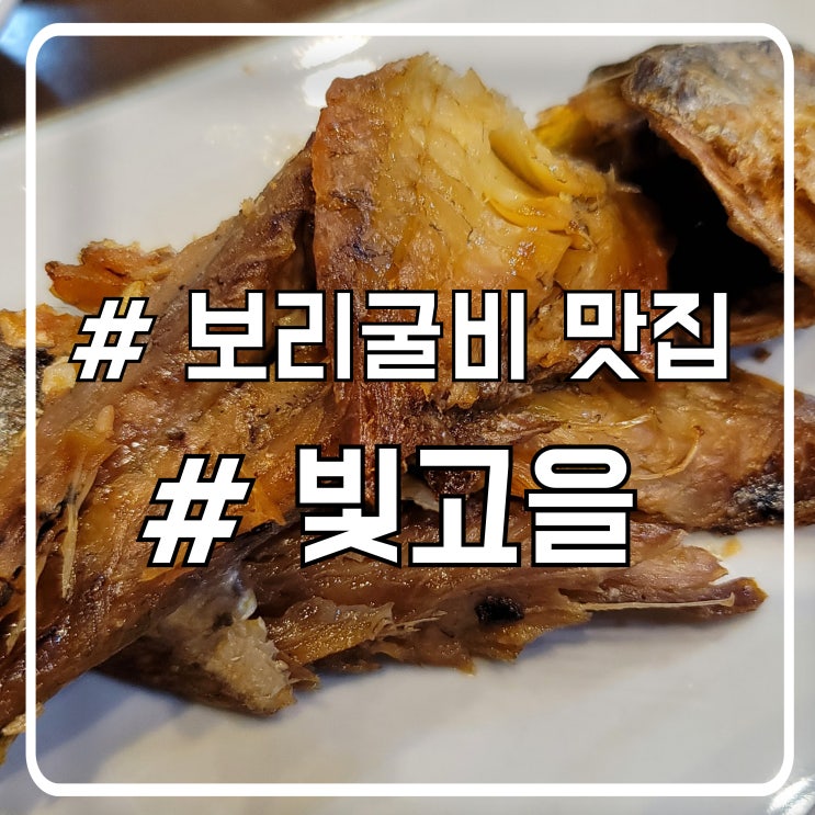  보리굴비 맛집 단체식사 하기 좋은 안산 빛고을