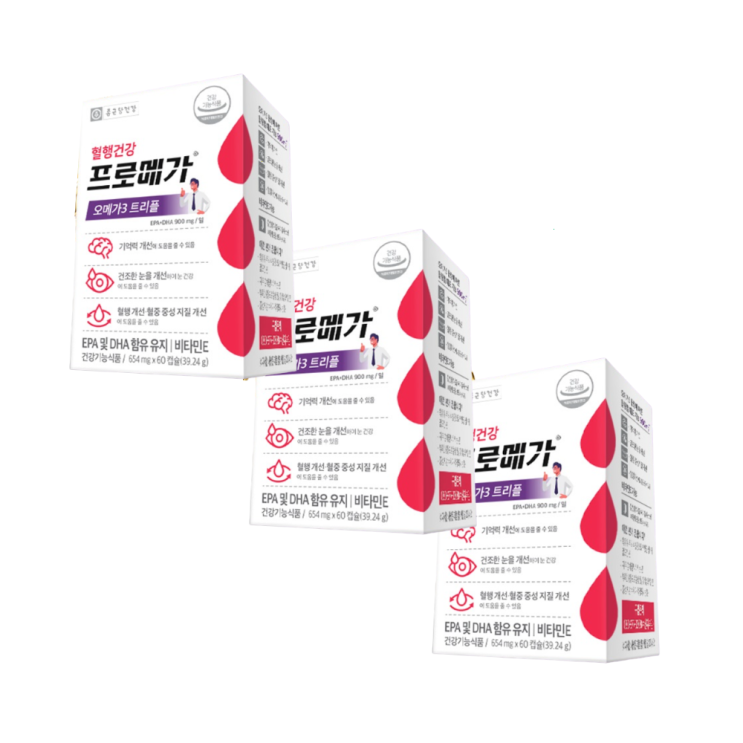  프로메가 오메가3 트리플, 60정, 3개