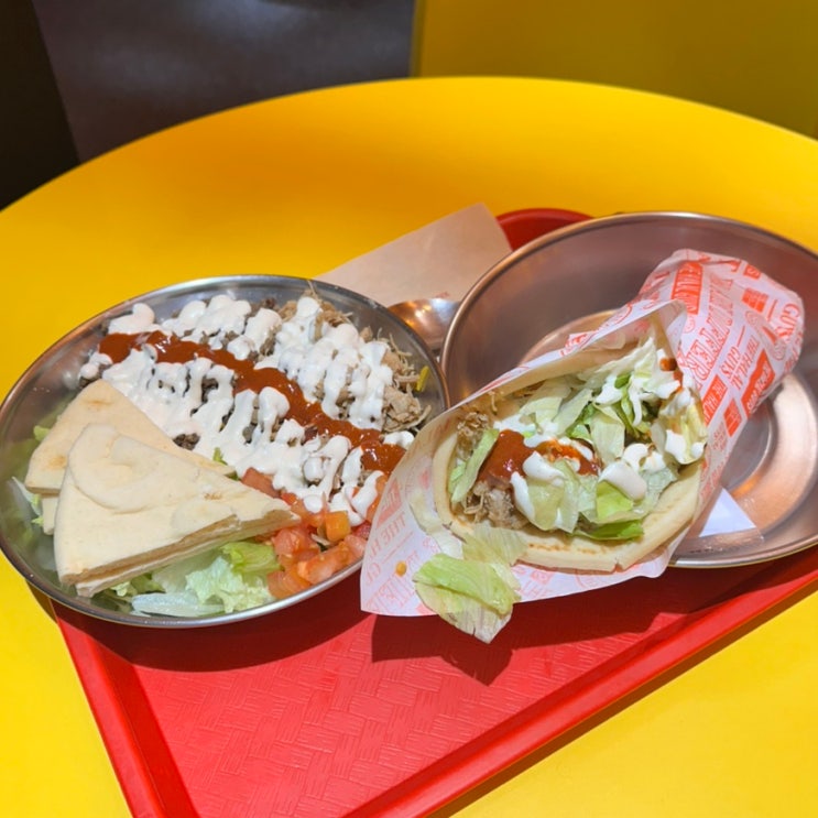  홍대 맛집 할랄가이즈 홍대점 콤보플래터로 이색 할랄푸드 추천
