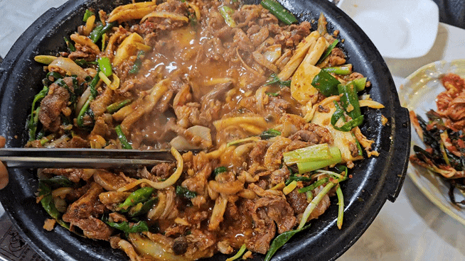  포항 오리불고기 오어사 맛집 넉넉한 인심이 느껴지는 '영진식당'