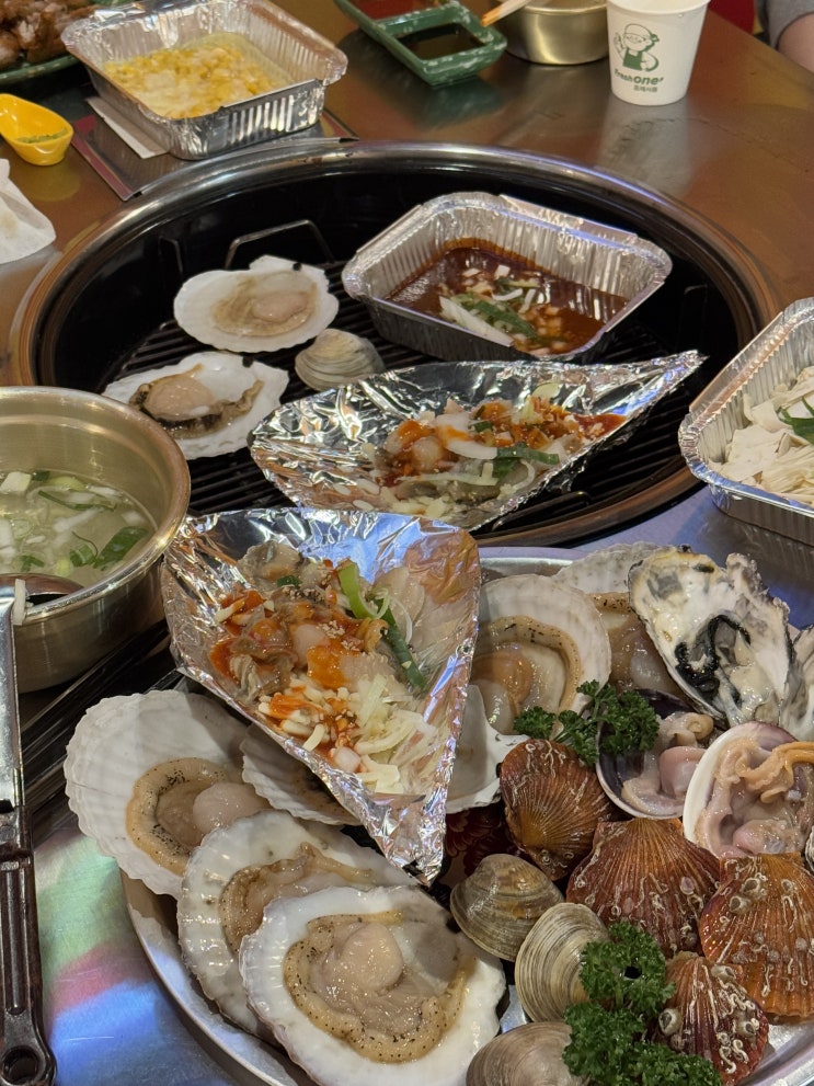  대구 칠곡 조개구이 맛집 하양끝집 칠곡점