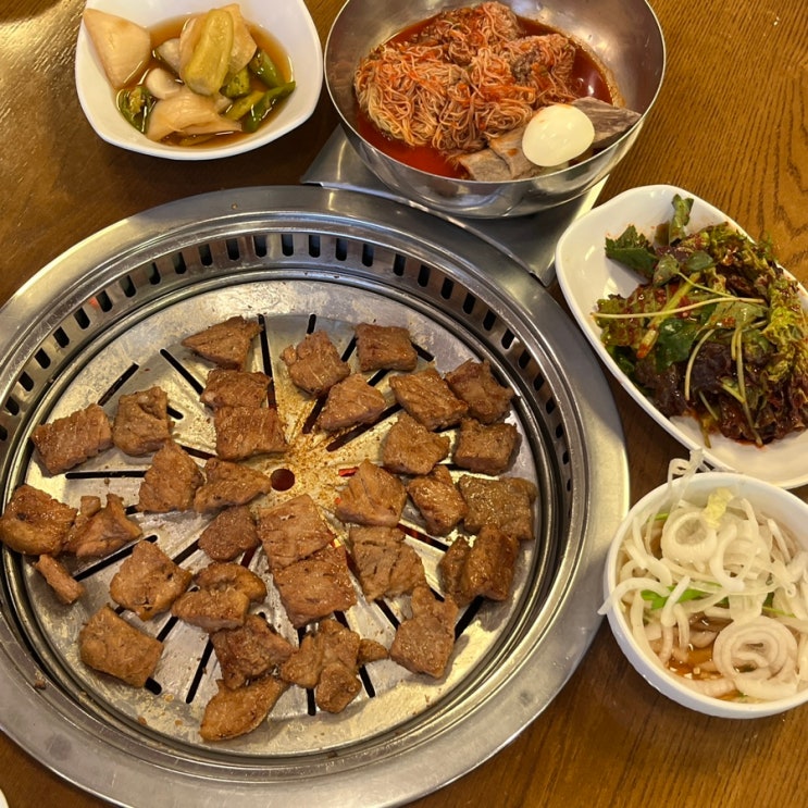  용산역 서부 이촌동 갈비 맛집 이촌면옥함흥냉면