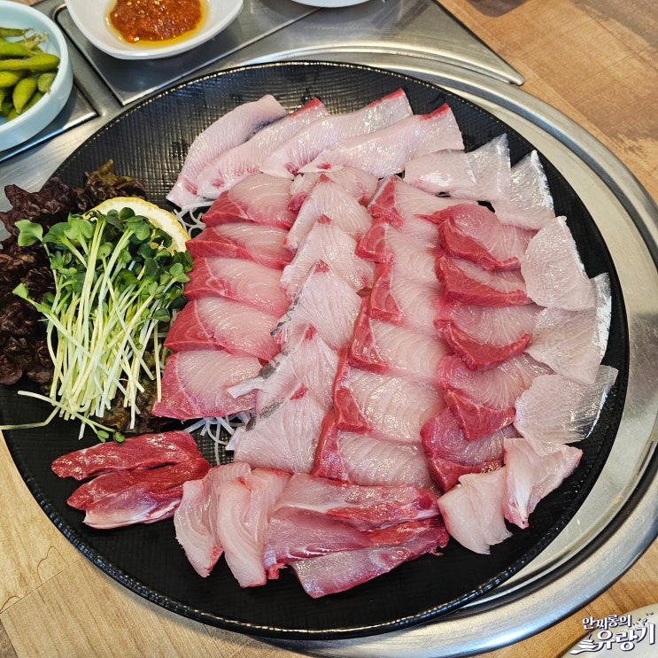  경기 광주 대방어회 서더리 매운탕 장지동 회한마당