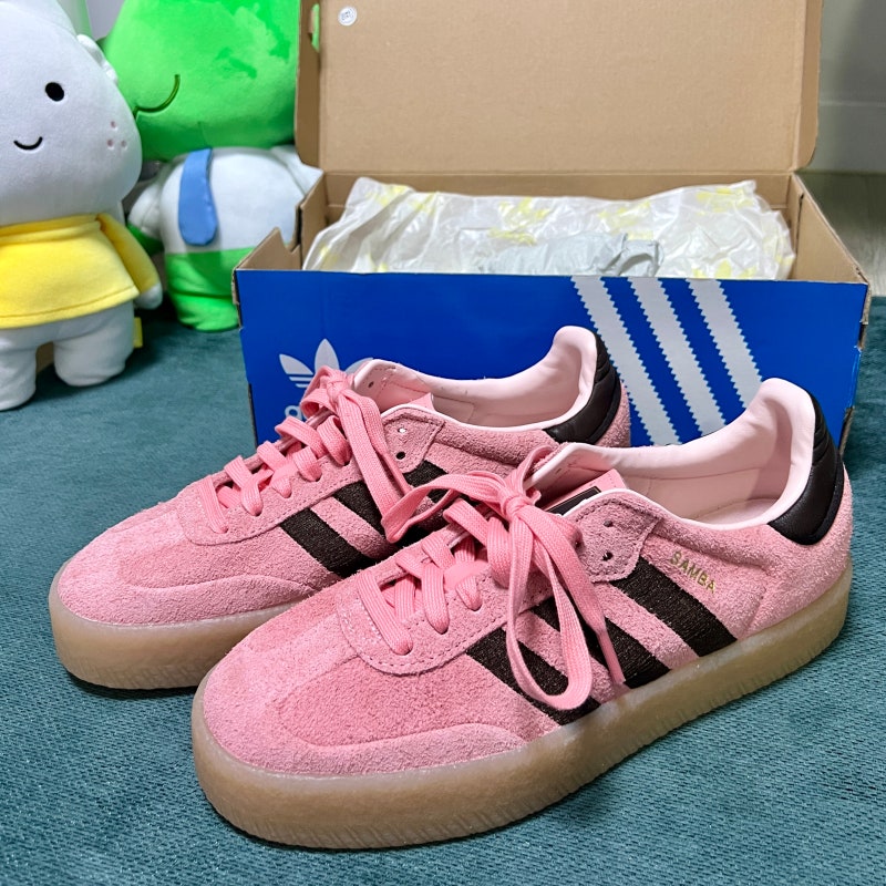 [패션/신발] 아디다스 SAMBAE-Pink | Adidas Sambae Semi Pink Spark Dark Brown | 아디다스 삼배 세미 핑크 스....