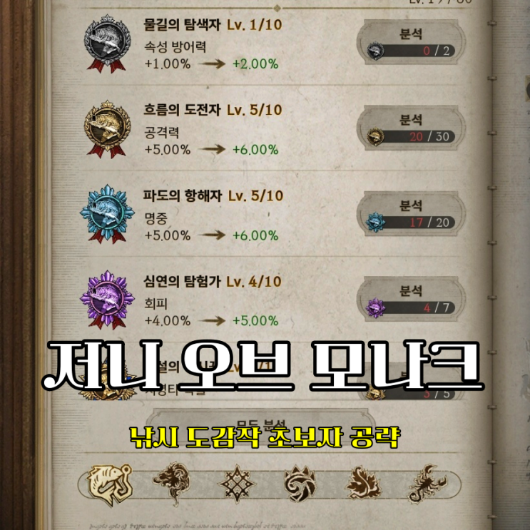  모바일게임신작 저니 오브 모나크 낚시 모나코 전리품도감 공략 하는법