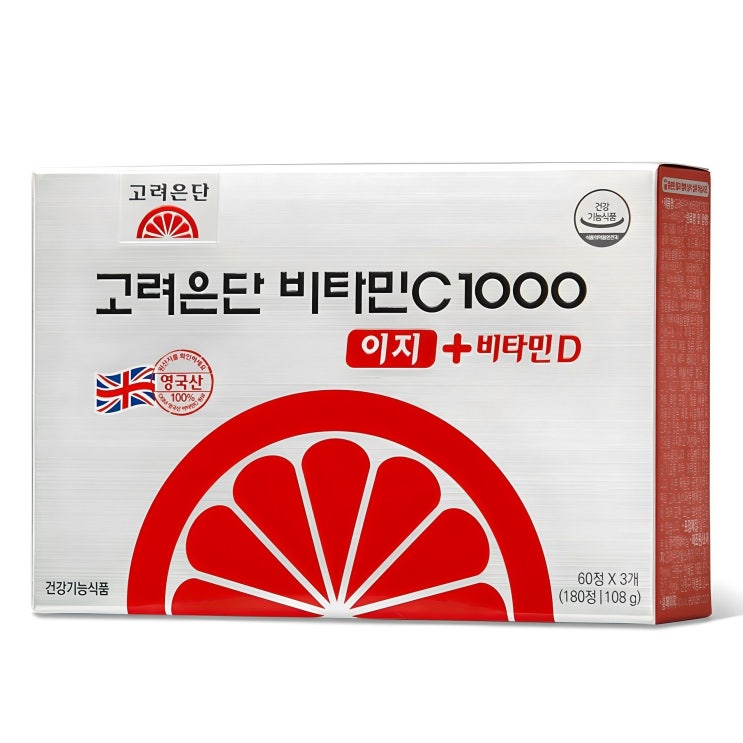  고려은단 비타민C1000 이지 + 비타민D, 180정, 1개