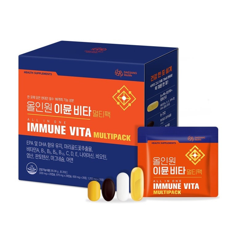  대상웰라이프 올인원 이뮨 비타 멀티팩, 28회분, 1박스