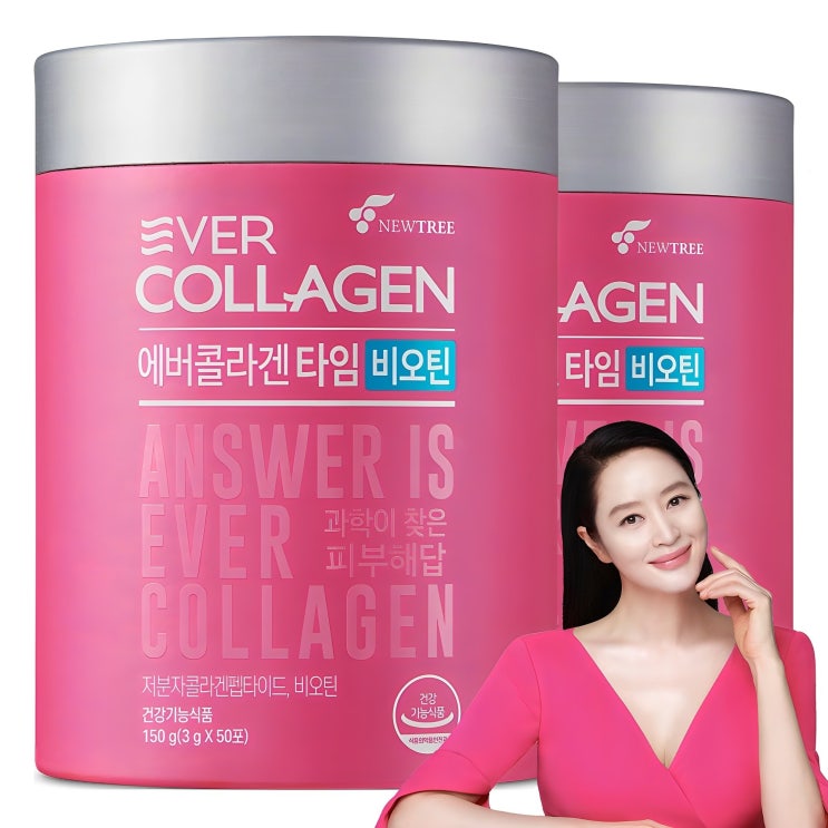  에버콜라겐 타임 비오틴, 150g, 2개