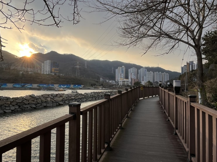  마산 걷기 좋은 곳 가포 본동 친수문화공원, 가포 해변 산책로