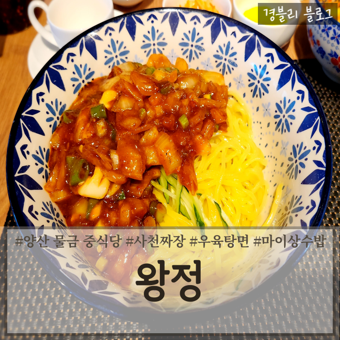  양산물금중식당 사천짜장맛집 대만식중화요리 '왕정'