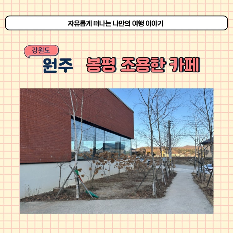 평창 봉평 베이커리 카페 트리고 조용한 대형카페 후기
