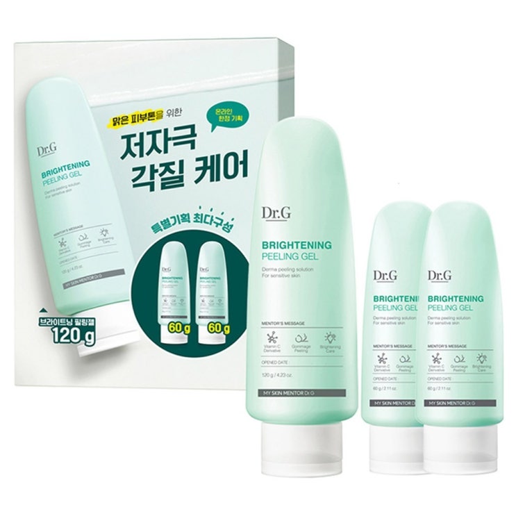  닥터지 브라이트닝 필링젤 120g + 60g x 2p, 1세트