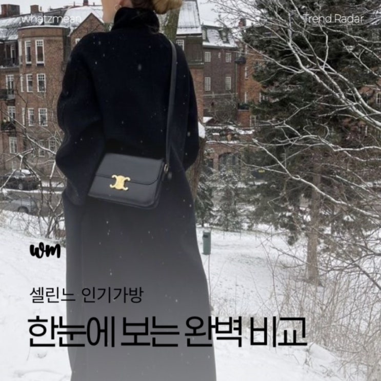  셀린느 인기가방, 한눈에 보는 인기 모델 완벽 비교
