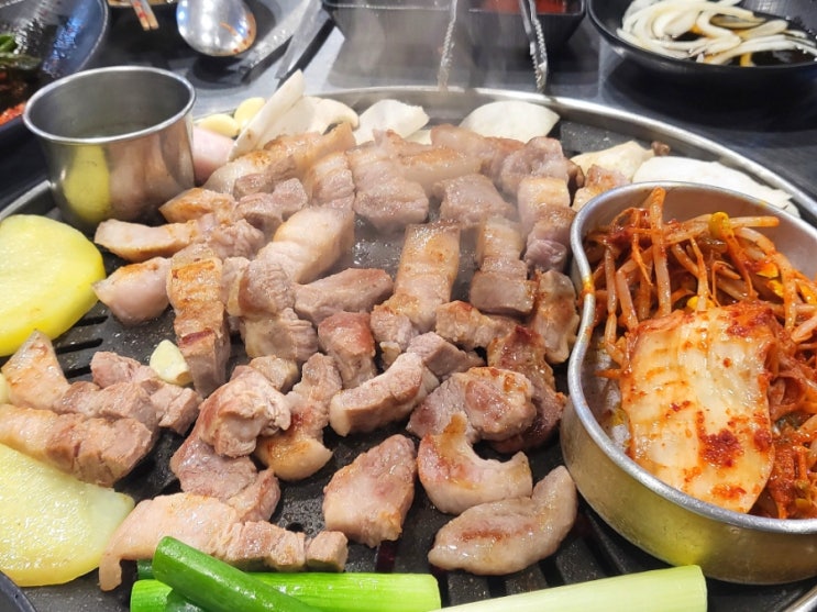  부산 수영 고깃집 고성범연탄구이 광안리 송년회 맛집