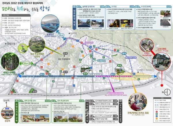  장성군, 7년 도전 끝 사업비 270억 규모 대창지구 도시재생 공모사업 선정! 호남권에서 유일하게 선정